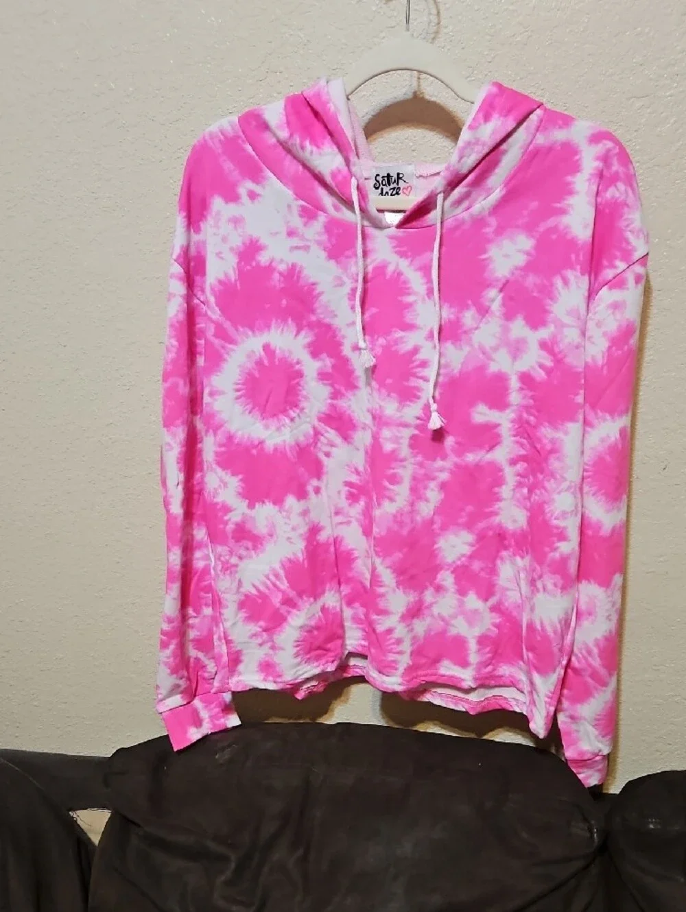 Pink Tie-Dye Hoodie and Jogger Set